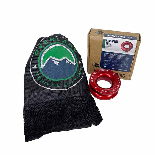 Recovery Ring 2.5" 10,000 LB. Red